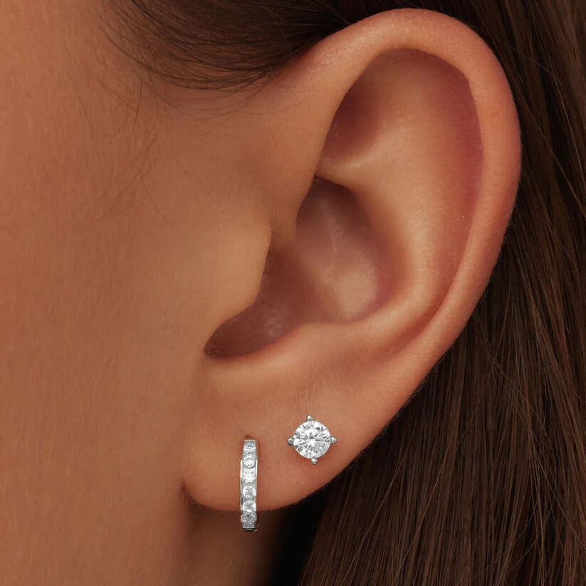 Juego de Aretes de Piedra Dara Brillane
