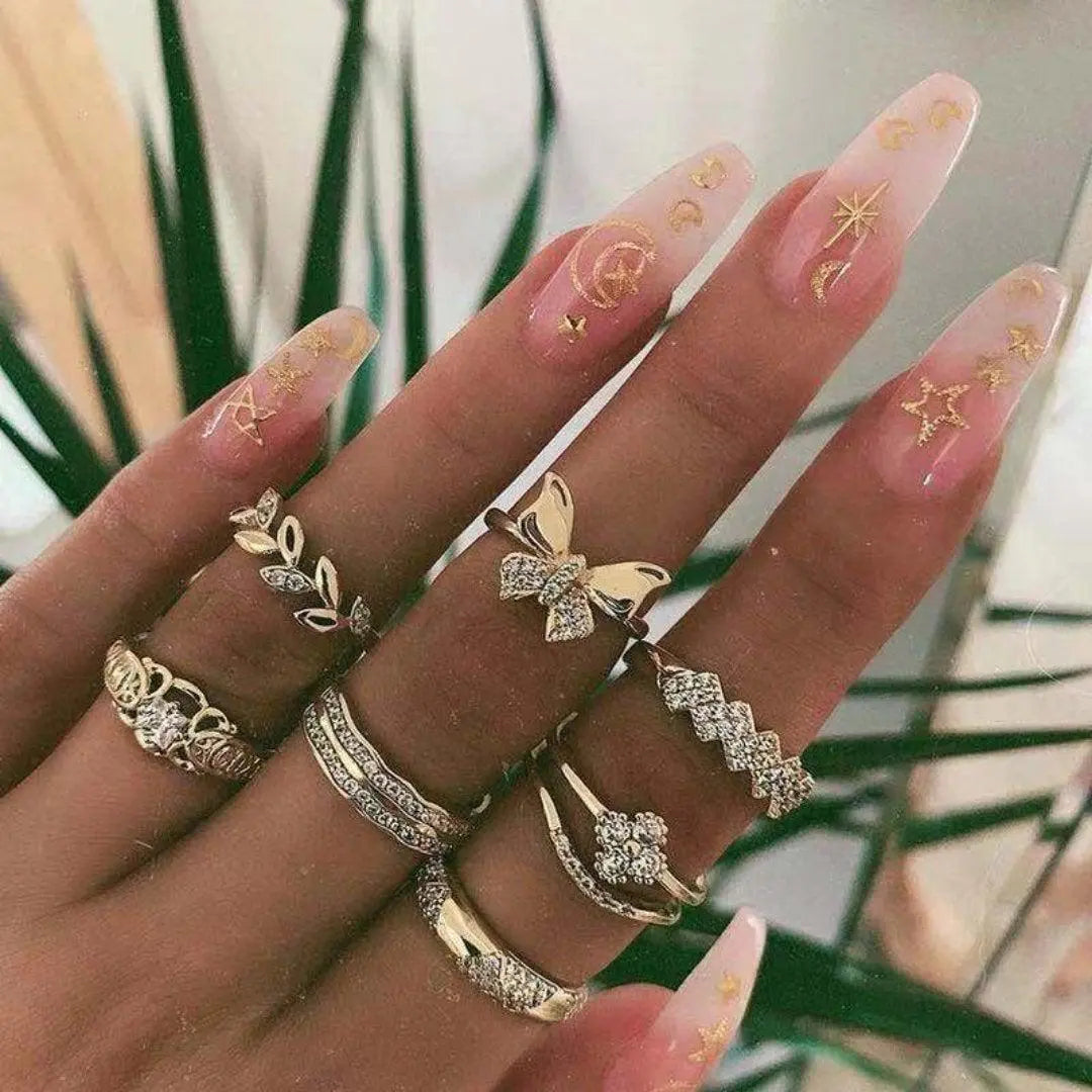 Paquete único con 8 a 12 anillos