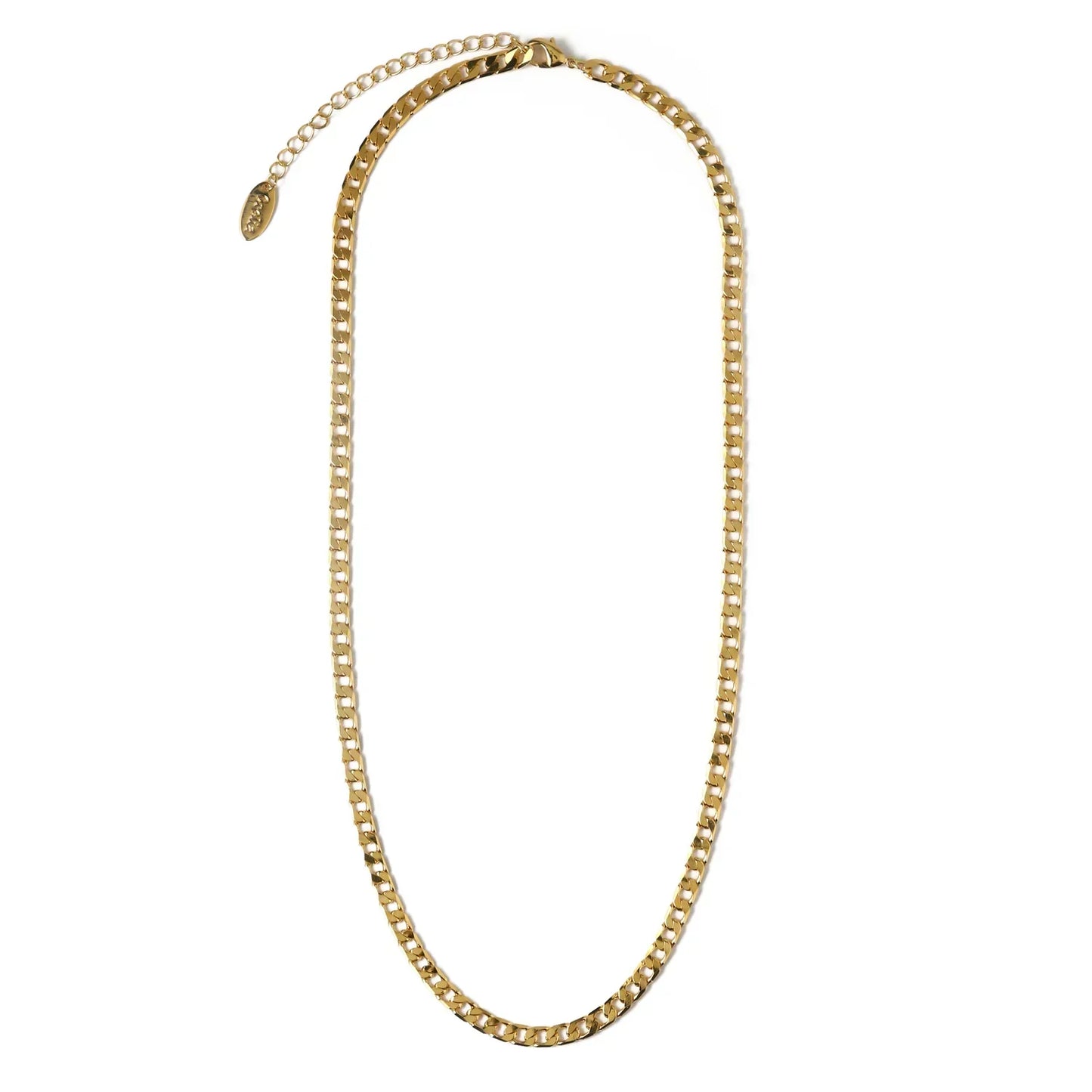 Collar de cadena de eslabones planos