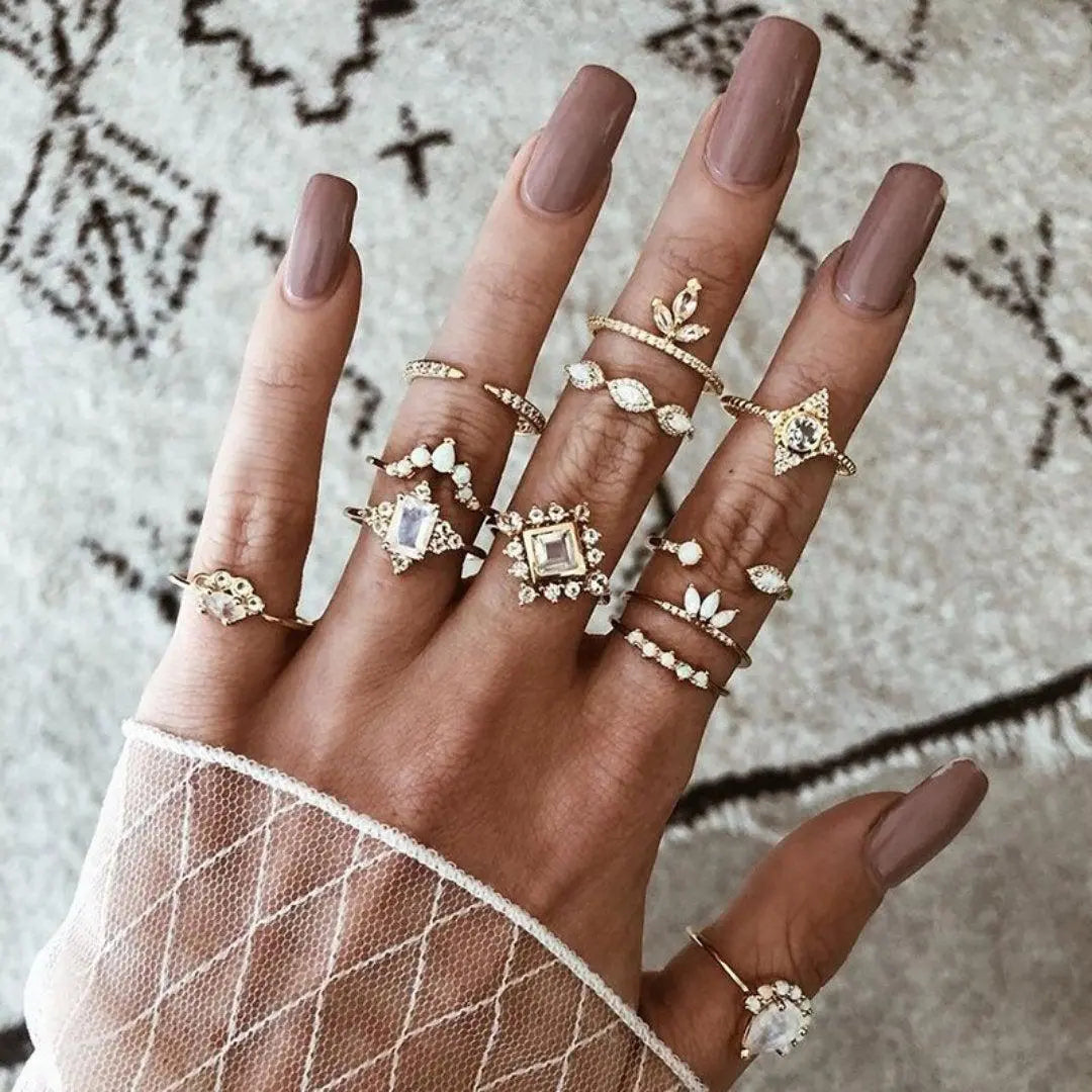 Paquete único con 8 a 12 anillos