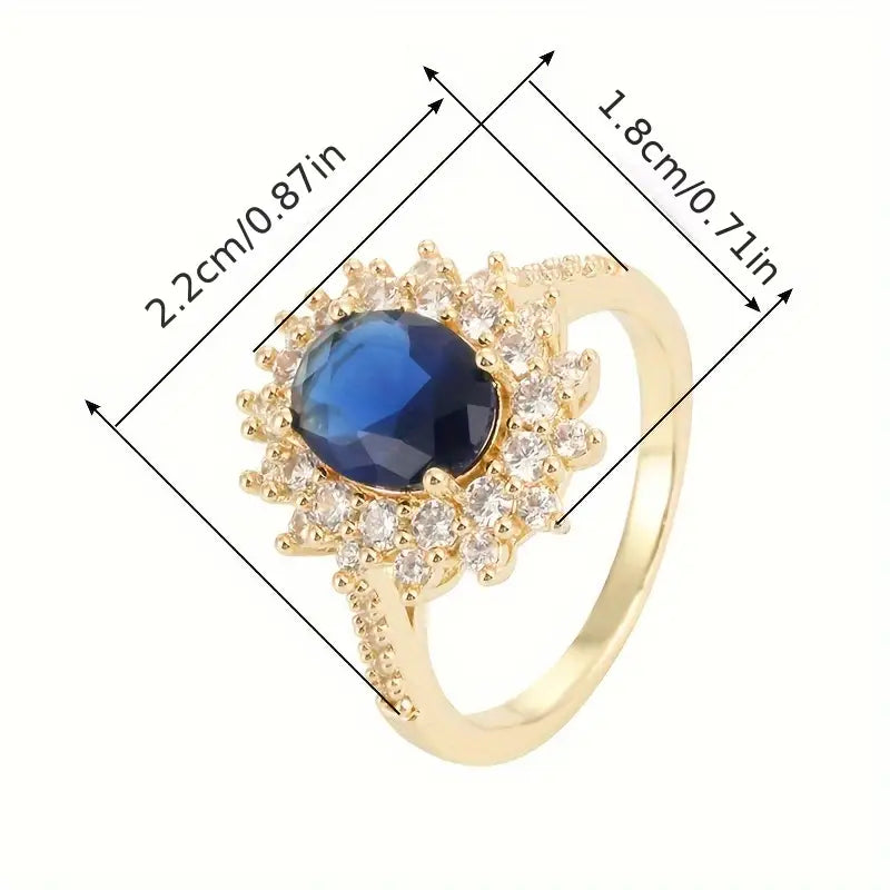 Anillo Vionne Saphirae