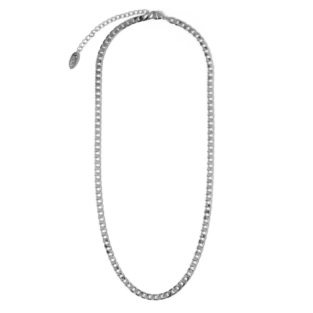Collar de cadena de eslabones planos