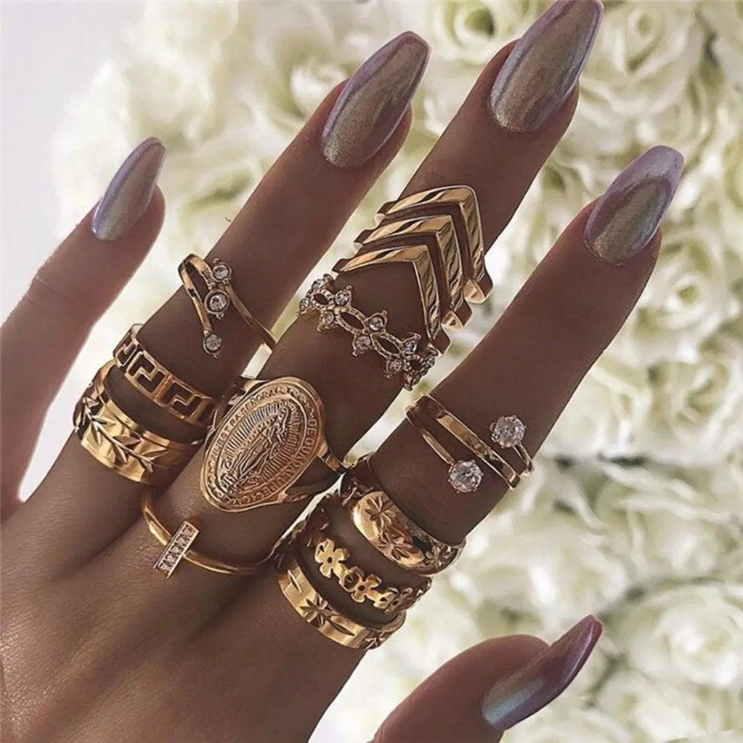 Paquete único con 8 a 12 anillos
