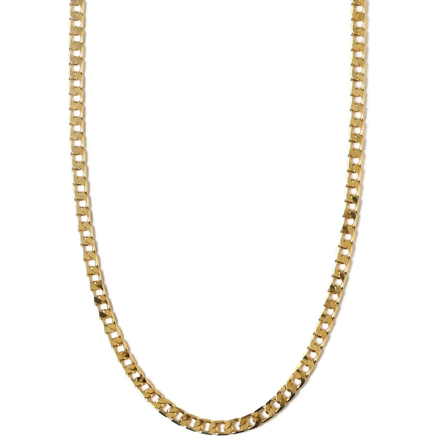 Collar de cadena de eslabones planos