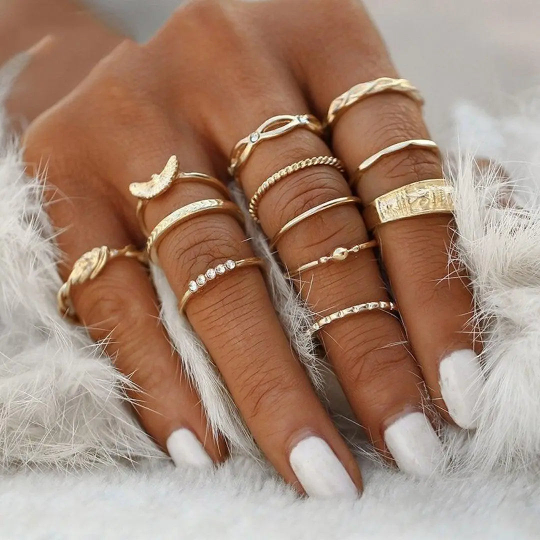 Paquete único con 8 a 12 anillos