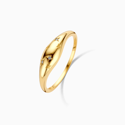 Anillo de cúpula de diamantes
