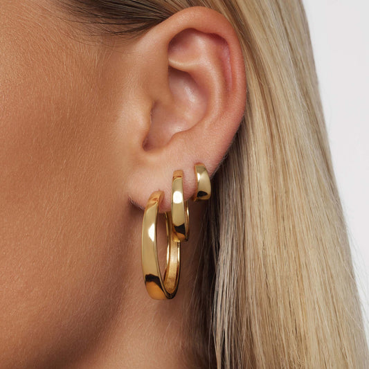 Pendientes Gia Statement Hoops