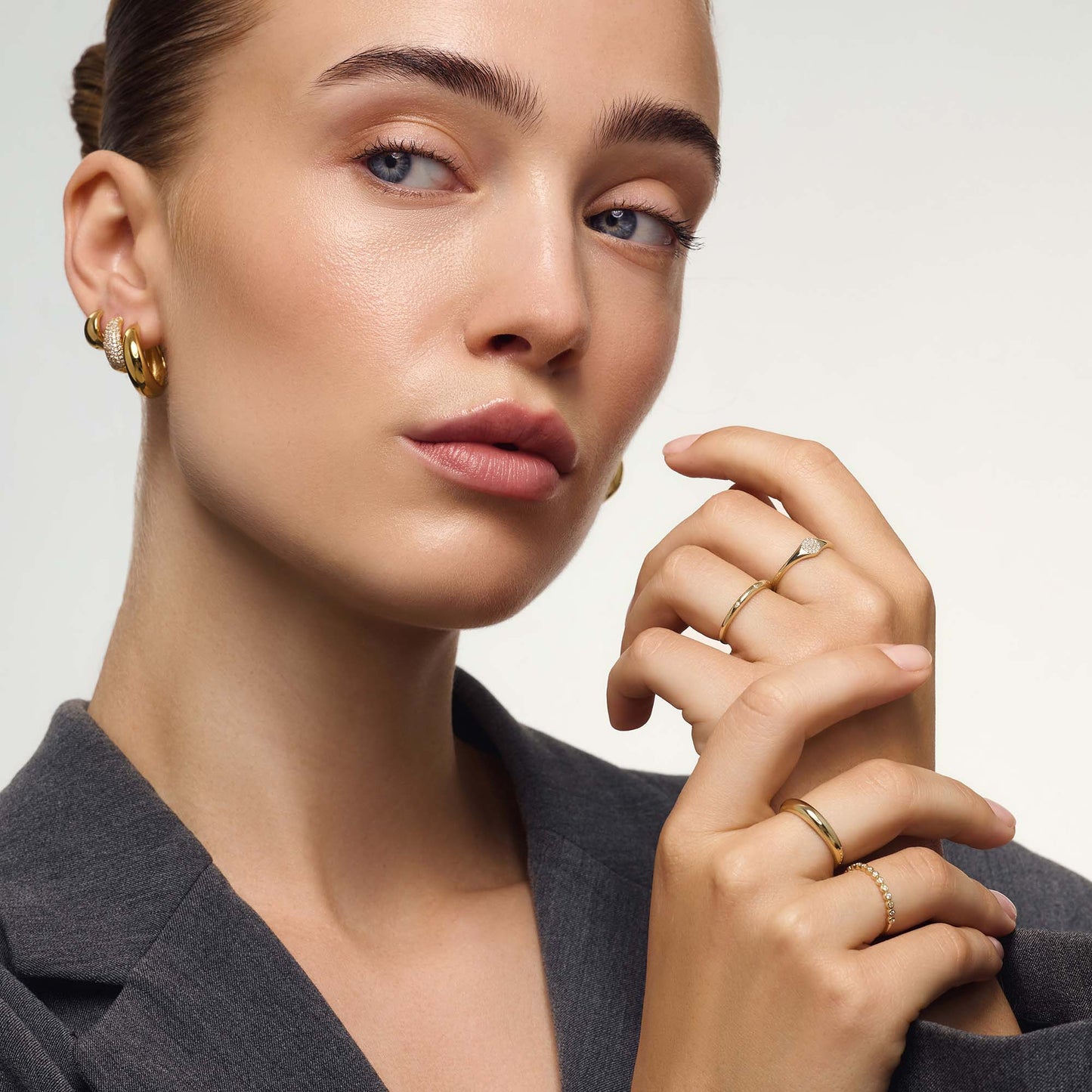 Anillo de burbuja de diamantes