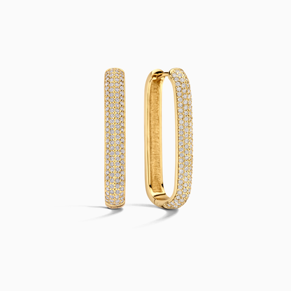 Aros de icono grande pavé