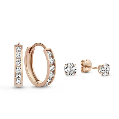 Juego de Aretes de Piedra Dara Brillane
