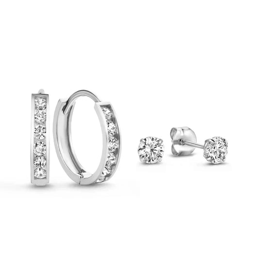 Juego de Aretes de Piedra Dara Brillane