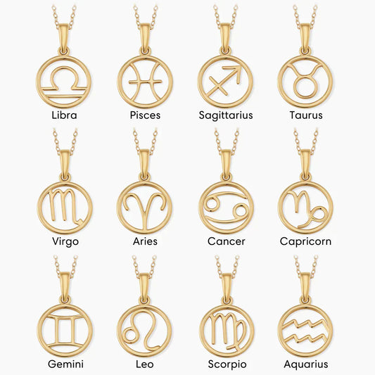 Collar de signo del zodiaco