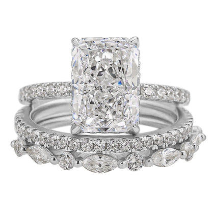 Juego de Anillos de Boda Jaily de 3 Piezas