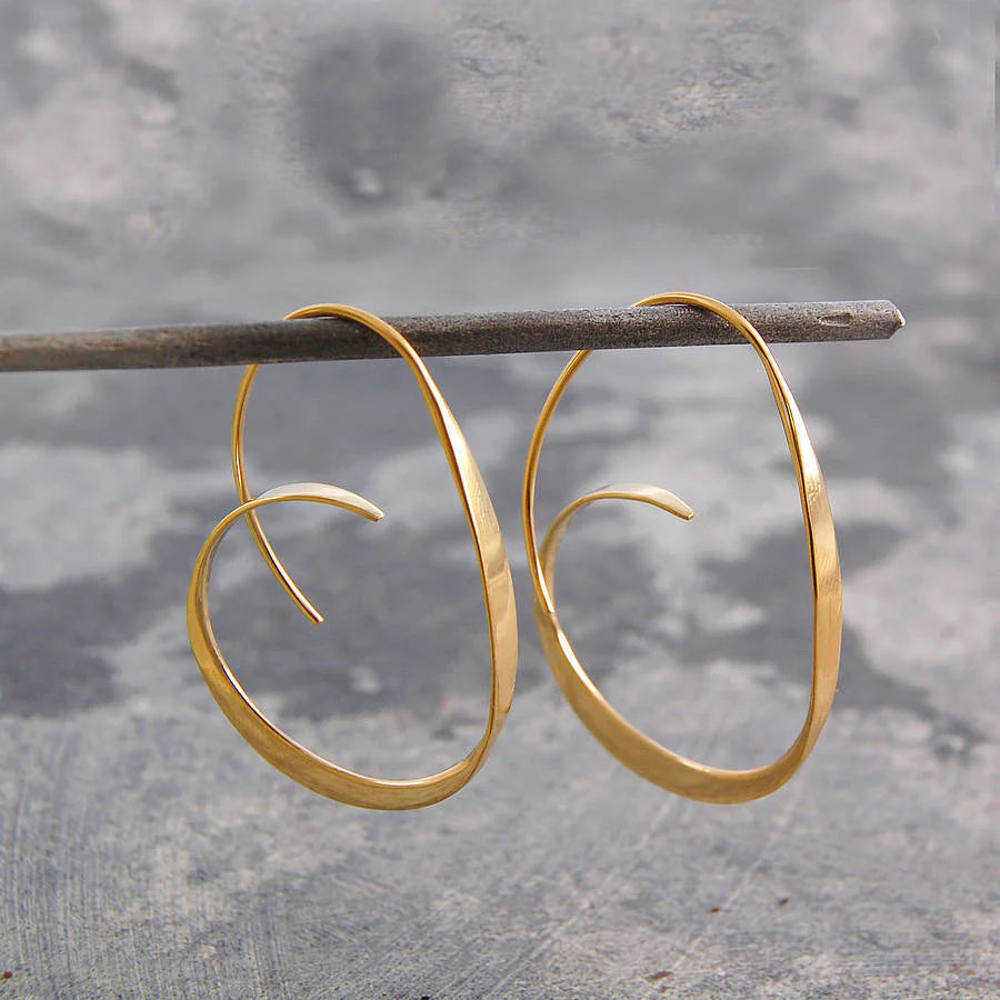 Pendientes en forma de espiral