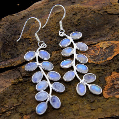 Pendientes de piedra de luna