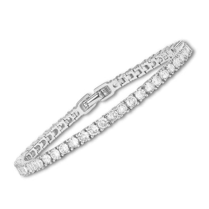 Pulsera de tenis de moissanita