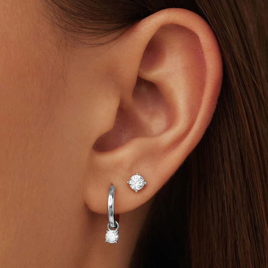 Aretes de piedra Larmes de Lune