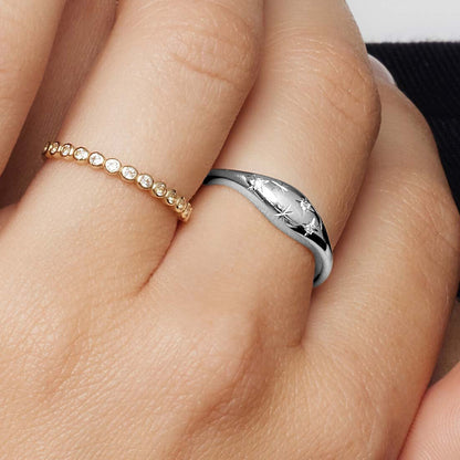 Anillo de cúpula de diamantes