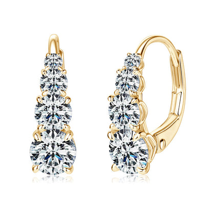 Pendientes Carol Four Stone