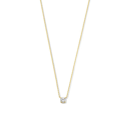 Collar de piedra de Moissanita Cléa