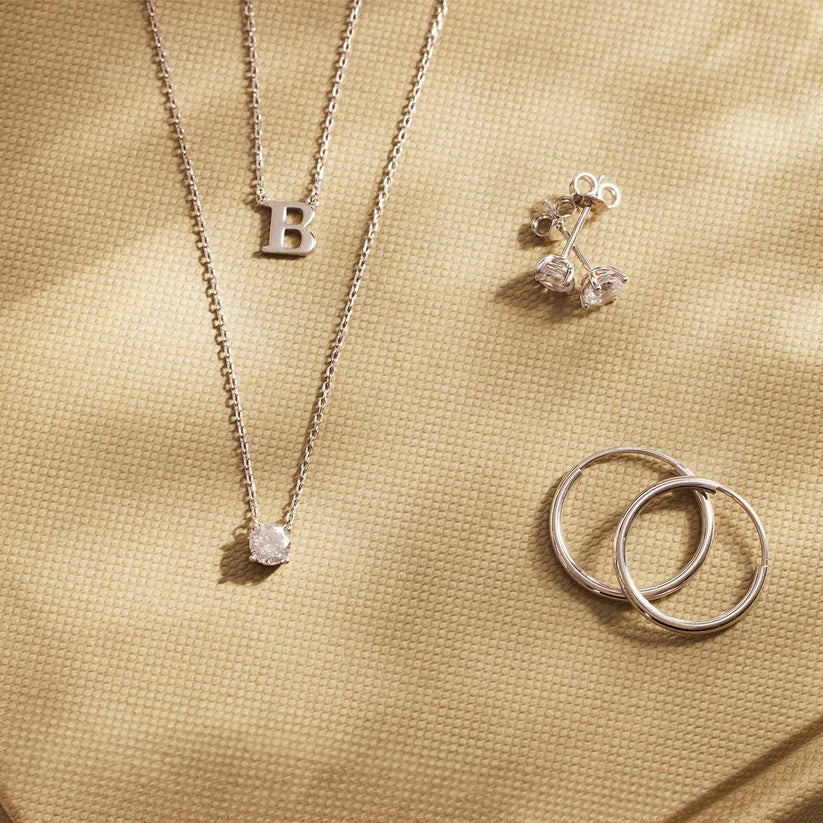 Collar de piedra de Moissanita Cléa
