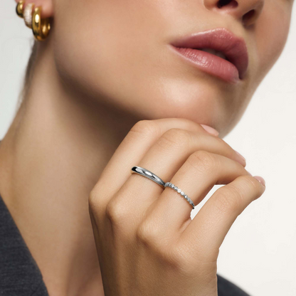 Anillo de burbuja de diamantes