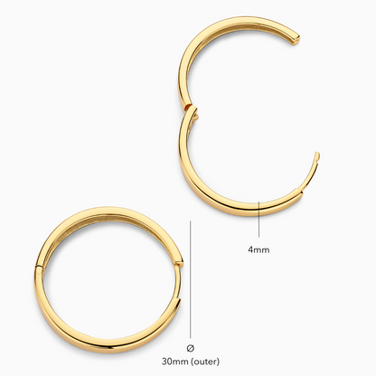 Pendientes Gia Statement Hoops