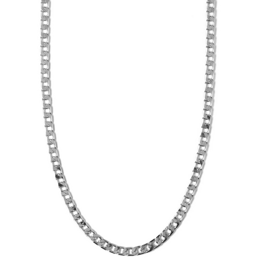 Collar de cadena de eslabones planos