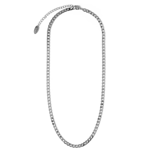 Collar de cadena de eslabones planos