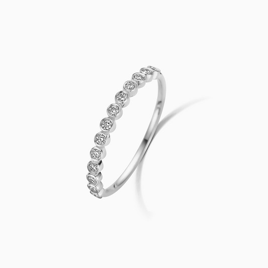 Anillo de burbuja de diamantes