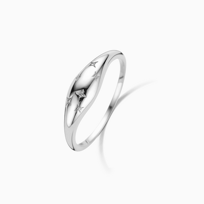 Anillo de cúpula de diamantes
